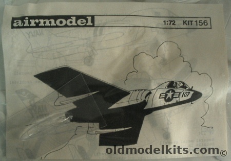 Airmodel 1/72 Vought F7U-3 Cutlass - Bagged - (F7U3), 156 plastic model kit